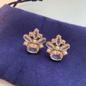 Kate Spade Crystal Flower Stud Earrings